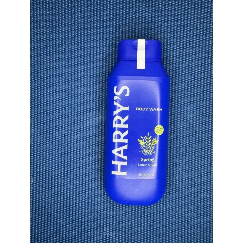 Harry's Spring Body Wash Lemon & Basil 16oz New